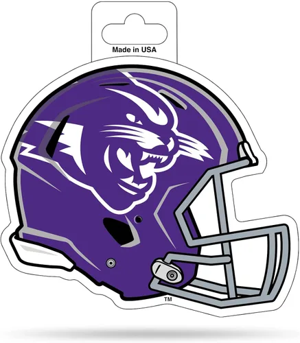 Vista 55 de Rico Industries NCAA - Calcomanía para casco de corte en forma de 4.75 x 5 pulgadas