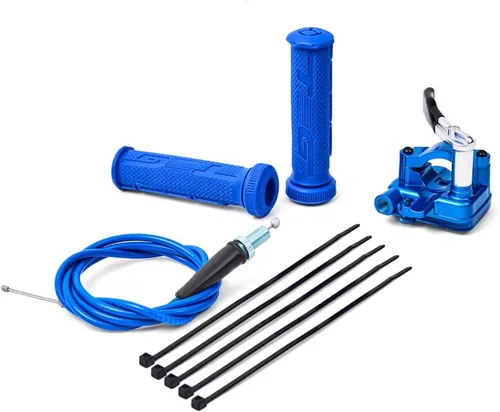 Vista 6 de PUCKY Nuevo ensamblaje de manija de acelerador con cable de aceleración de pulgar de 7/8 pulgada y 22 mm para ATV Quad Go Kart TaoTao Pit Bike