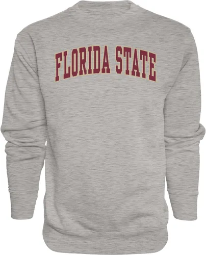 Vista 27 de Blue 84 NCAA para hombre Sudadera de cuello redondo con nombre de equipo jaspeado en color oscuro