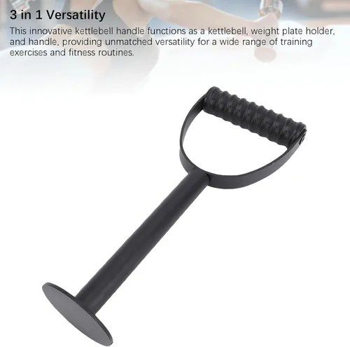 Vista 2 de Mango de pesas rusas ajustable, capacidad de carga de 220.5 lbs, mango de agarre de pesas rusas, pesas rusas de entrenamiento para entrenamiento