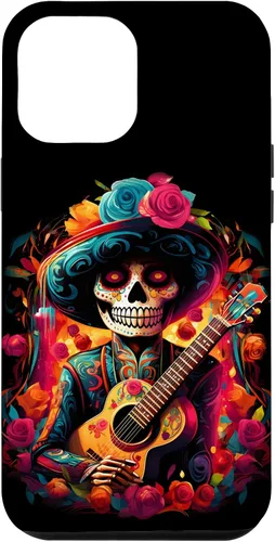 Vista 25 de iPhone 16 Sugar Skull Day of the DEAD Dia de Los Muertos Mariachi Case