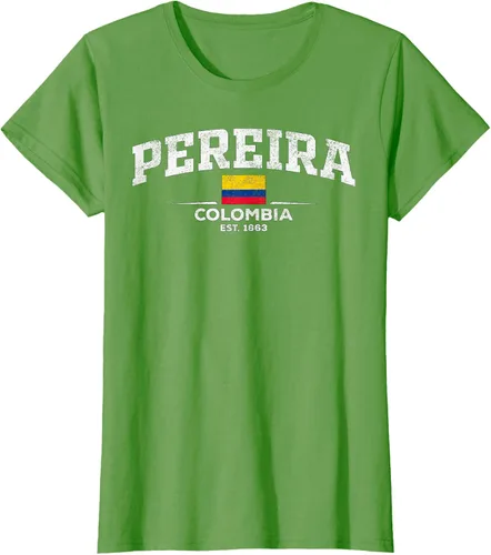 Vista 4 de Camiseta Pereira Colombia, Negro