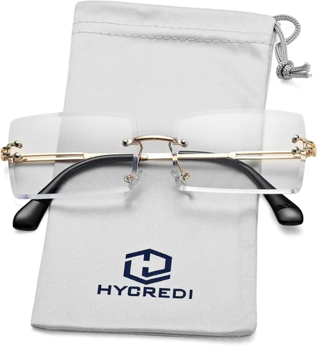 Vista 114 de Gafas de sol rectangulares para hombres/mujeres, gafas de sol pequeñas sin montura cuadrada