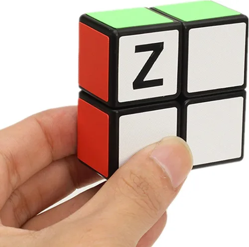Vista 2 de Cuberspeed Z 2x2x1 Super Floppy Cubo Mágico Negro Fácil Cubos para Niños 1x2x2 Speed Cube