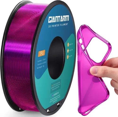 Vista 27 de GIANTARM Filamento de ácido poliláctico (PLA) para impresora 3D, carrete de 2.2 lbs, 0.07 in +/-0.001 in, 1080 pies por rollo, embalaje al vacío