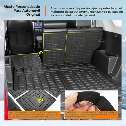 Vista 2 de Alfombrilla de carga powoq compatible con maletero Toyota 4Runner 2010-2024 Reemplazo de alfombrilla de maletero para Toyota 4Runner 2010-2024