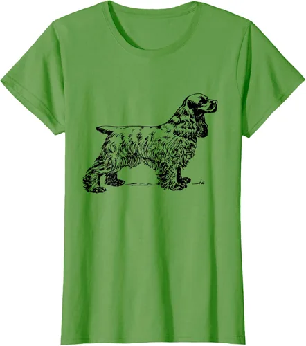 Vista 3 de Cocker Spaniel - Camiseta para perro Cocker Spaniel, gris, S Asfalto