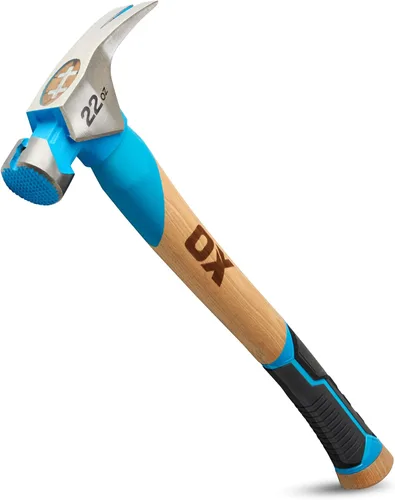Vista 12 de OX Tools Pro Series - Martillo para enmarcar California de 3 libras, martillo de garra recta de cara fresada con cabeza de acero forjado y mango