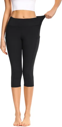 Vista 5 de adorence Leggings para mujer con bolsillos (suaves, de cintura alta y opaca), pantalones de yoga, leggings de entrenamiento para mujer