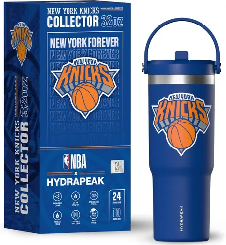 Vista 21 de Hydrapeak Boston Celtics Nomad - Botella de agua aislada de acero inoxidable a prueba de fugas con asa de agarre flexible y tapa de pajilla, edición