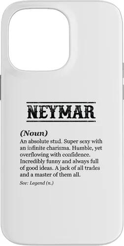 Vista 21 de Neymar - Definición de nombre Frase divertida - Funda personalizada para iPhone 17 para hombre