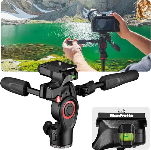 Vista 8 de Manfrotto Befree - Kit de trípode avanzado de 3 vías, trípode y cabezal