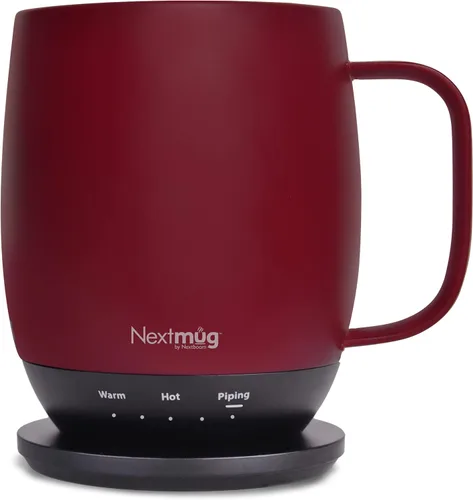 Vista 10 de Nextmug - Taza de café autocalentable con control de temperatura (negro, 14 onzas)