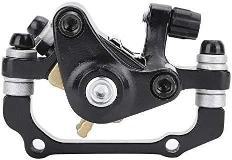 Vista 6 de Vbest life Freno de disco, pinzas de freno de disco mecánicas delanteras y traseras universales para bicicleta eléctrica (trasera (F180 R160))