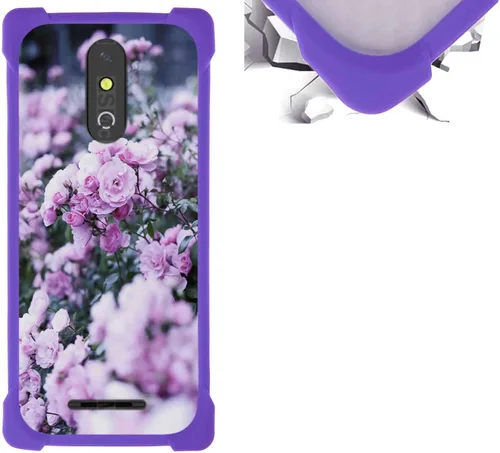 Vista 64 de jioeuinly Funda compatible con ZTE Blade X1 5G Phone Case PC Backplane + cubierta de silicona suave marco XSH