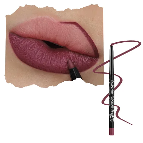 Vista 11 de Runway Rogue Designer Liner Lápiz Delineador de Labios, Lápiz Delineador de Labios Mate Rosa Suave-Malva y Sacapuntas para Delineador de Labios, 'A
