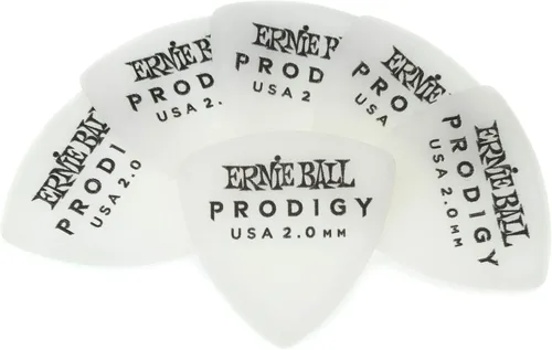 Vista 10 de Ernie Ball Prodigy Púas para guitarra, escudo grande, negro 1.5mm, paquete de 6 (P09332)