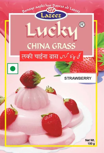 Vista 2 de Lucky Hierba china (sabor fresa) 3.53 oz. [Paquete de 5]