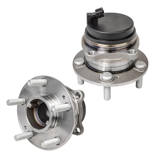 Vista 11 de Detroit Axle - Cojinete de rueda delantera y cojinete de rueda trasera para Honda Civic 1992-2000, Civic Del Sol 1993-1997, 4 lengüetas no ABS 1992