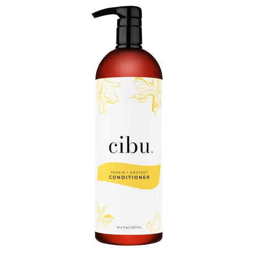 Vista 7 de CIBU Acondicionador Repair + Protect para mujeres, 11.83 onzas, acondicionador reparador para cabello dañado, protege de roturas y deja el cabello