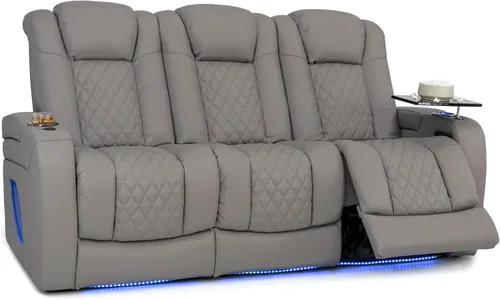 Vista 12 de Seatcraft Virtuoso 365 - Asiento de cine en casa (3 unidades), color ébano