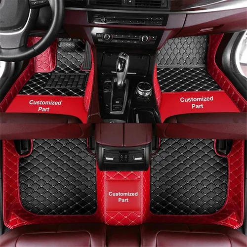 Vista 13 de Tapete para piso de automóvil hecho a medida para el 96% de los modelos de automóvil, cobertura completa, protección interior, impermeable, Beige