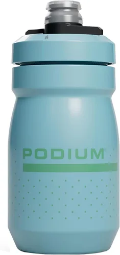 Vista 11 de CamelBak Podium botella de agua para bicicleta con compresión, negra, 15 onzas Negro