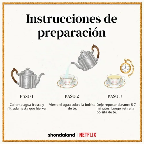 Vista 5 de The Republic of Tea - Bridgerton Queen's Cake - Té de frutas y vainilla, 36 bolsas de té