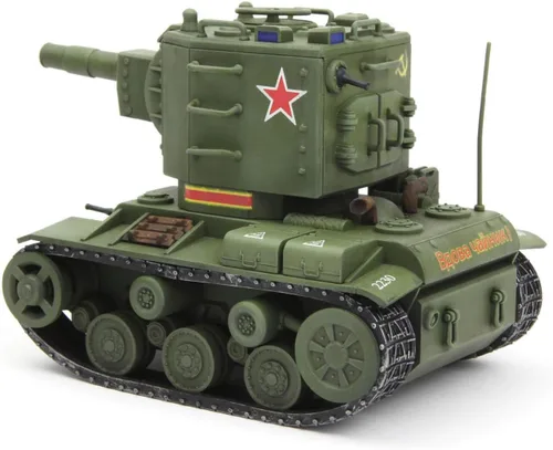 Vista 3 de Meng WWT-004 Modelo - Tanque Pesado Soviético Kv-2 Guerra Mundial Toons