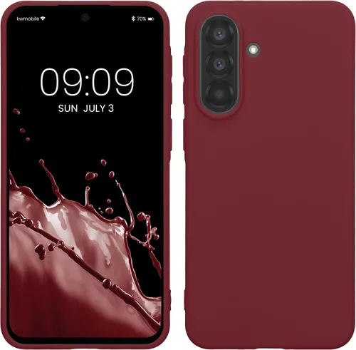 Vista 192 de kwmobile Funda compatible con Samsung Galaxy A12 - Funda protectora de silicona TPU suave y delgada - Azul Báltico
