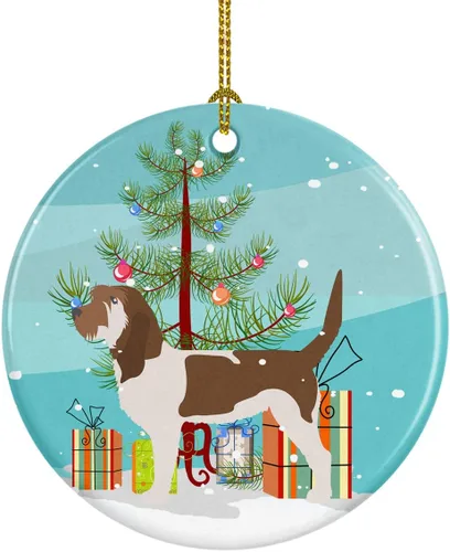 Vista 52 de Caroline's Treasures Cavalier King Charles Spaniel - Adorno de cerámica para árbol de Navidad, decoración colgante para el hogar, Navidad, fiestas