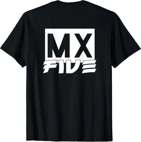 Vista 2 de Camiseta MX 5 Miata, Negro