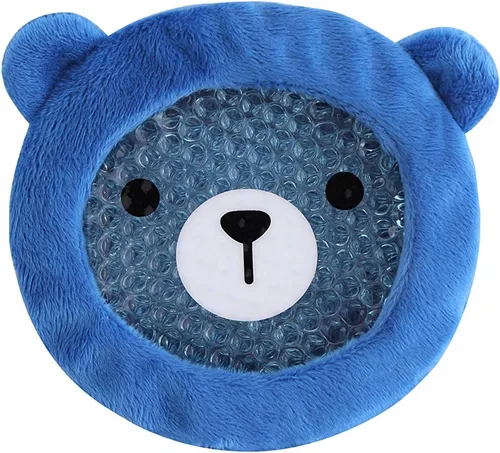 Vista 7 de FOMI Paquetes de hielo frío y caliente para niños, paquete de 3, mangas suaves y coloridas, envoltura de cuentas de gel para niños con diseño