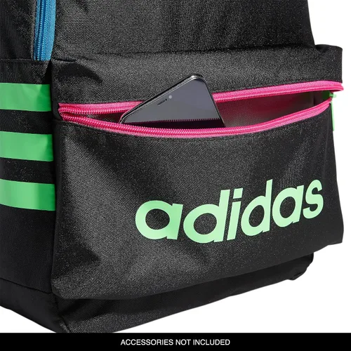 Vista 4 de adidas Classic 3S Backpack BlackScreaming Green One