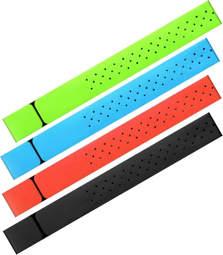 Vista 8 de Oudain 4 correas de repuesto para monitor de frecuencia cardíaca, correa suave para monitor de frecuencia cardíaca, Theory Fitness ajustable