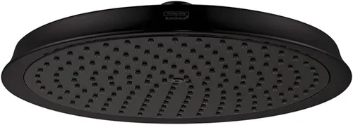 Vista 5 de Hansgrohe Raindance S 04927340 - Cabezal de ducha moderno de 9 pulgadas, 1 pulverizador en cromo negro cepillado