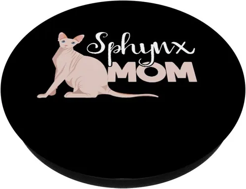 Vista 2 de Sphynx Slogan - Soporte y agarre para teléfonos y tabletas, Negro