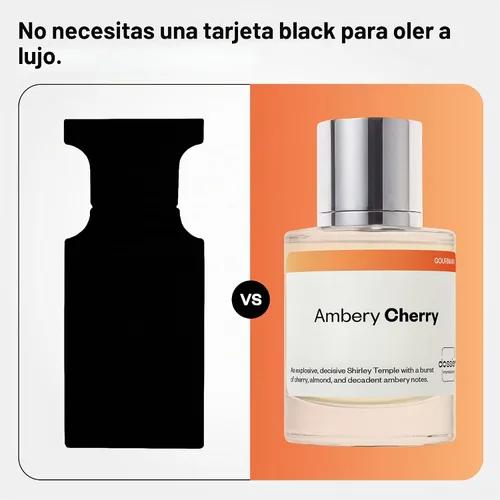 Vista 2 de Dossier - Ambery Cherry - Inspirado en Lost Cherry - Unisex EDP 1.7 fl oz (50ml) - Cherry Perfume - Ambery Cherry Eau de Parfum Unisex - Top
