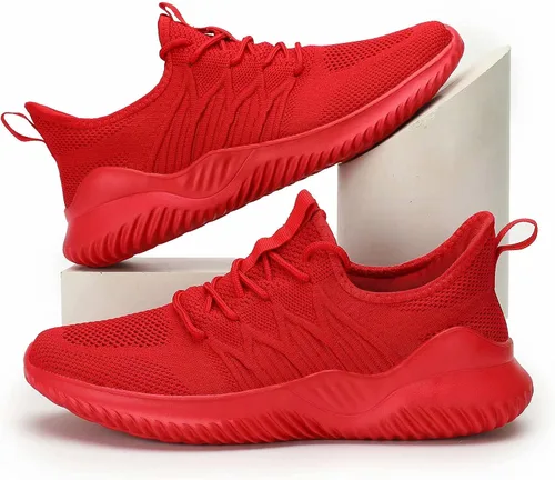Vista 5 de Tenis de correr para hombre, ligeros, transpirables, informales, suela suave
