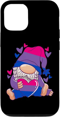 Vista 4 de Funda de bandera bisexual para iPhone 14 Pro Max Gnomo bisexualidad Bisexual Orgullo Bisexual