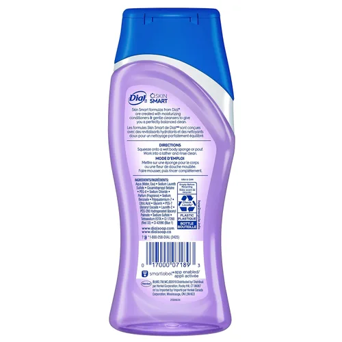 Vista 2 de Dial Gel de baño, lavanda y jazmín, 12 onzas (paquete de 6)