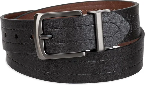 Vista 3 de Levi's Cinturón de mezclilla casual reversible para hombre