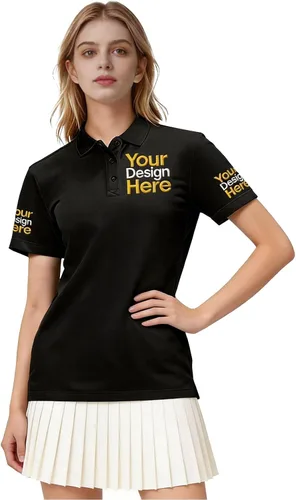Vista 3 de Polo personalizado para hombres y mujeres, camisa estampada bordada personalizada para eventos de equipo, uniformes de empresa y ropa casual