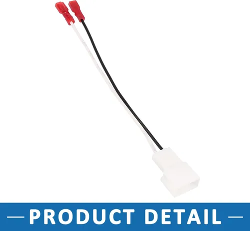 Vista 4 de Adaptador de cable de altavoz de coche 72-8104 arnés de conector para Toyota Corolla 1993-2015 plástico blanco (juego de 4)
