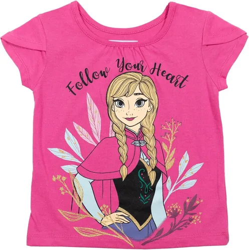 Vista 3 de Disney Princess Moana Frozen - Conjunto de 3 piezas con falda de malla de tul y coletero para niñas pequeñas a niños grandes