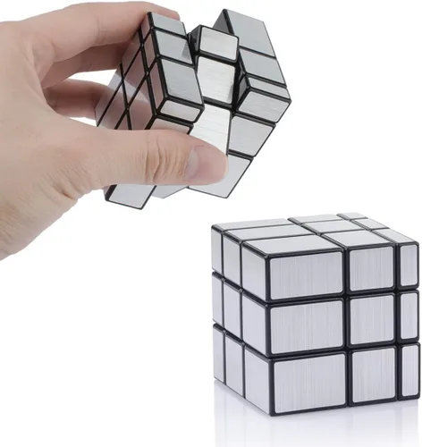 Vista 7 de D-FantiX Espejo magnético reflectante Speed Cube 3x3x3 y Shengshou espejo cubo conjunto