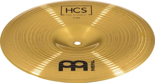 Vista 7 de Meinl Platillo China de 12" - Latón con acabado tradicional HCS para batería, fabricado en Alemania (HCS12CH)