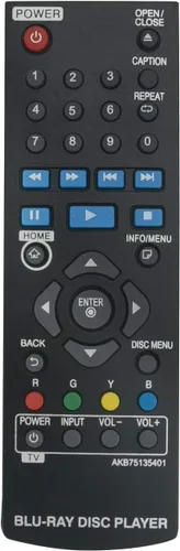 Vista 2 de AKB75135401 Reemplazo de control remoto para LG Blu-ray Disc DVD Player BP125 BP125N BP135 BP145 BP145N BP155 BP155N BP165 BP165N BP240 BP240D