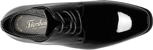 Vista 5 de Florsheim Mens, Tux Plain Toe Black Men's Dress Shoes