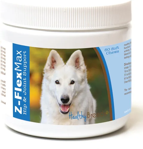 Vista 11 de Healthy Breeds Doberman Pinscher Z-Flex Max - Masticables suaves para cadera y articulaciones, 50